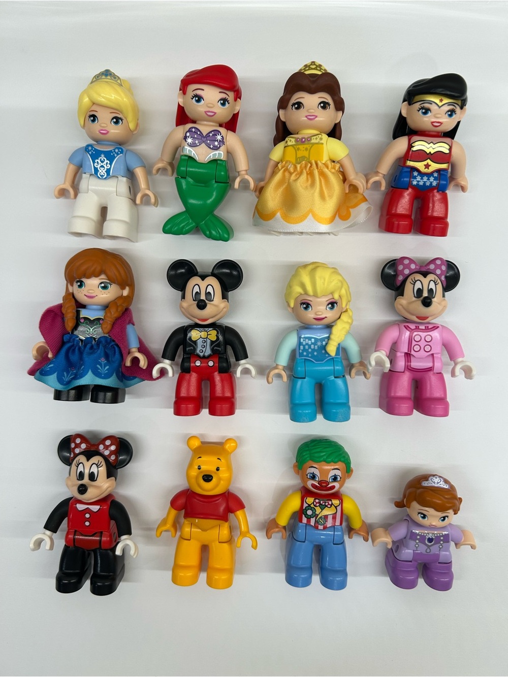 Lego Duplo People Set Of 12 (2-b9)